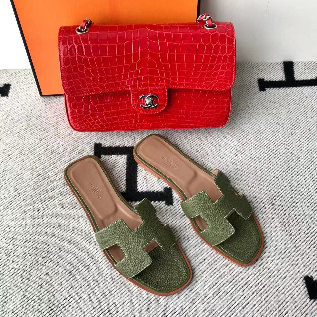 에르메스 올수공 오란 슬리퍼 샌들 토고 14